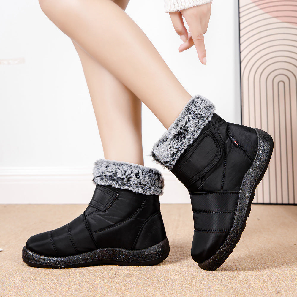 Women's Snow Boots Non Slip Medium Tube Warm Shoes
