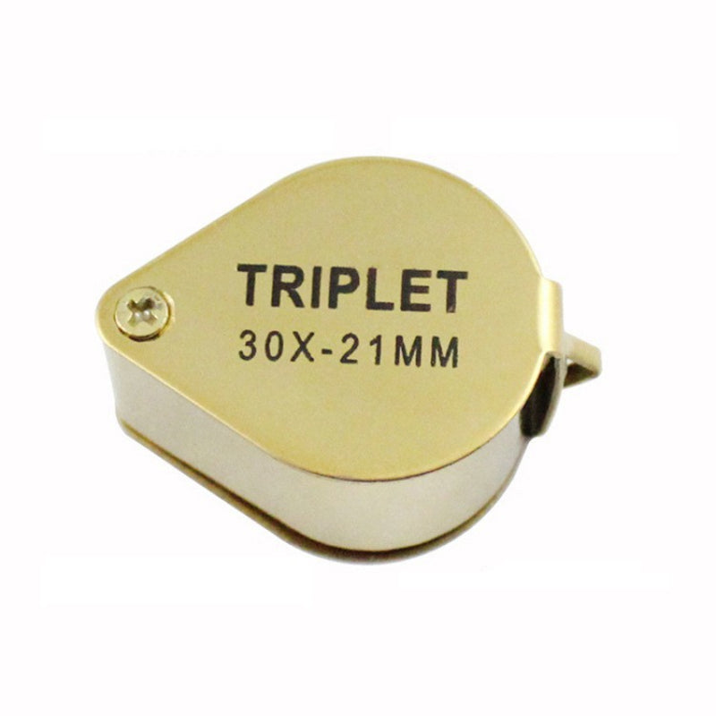 Foldable Eye Magnifier Jewelry Loupe Portable Metal Lens