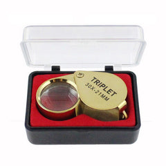 Foldable Eye Magnifier Jewelry Loupe Portable Metal Lens