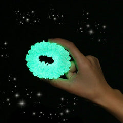 Dark Green Plush Hair Band for Girls