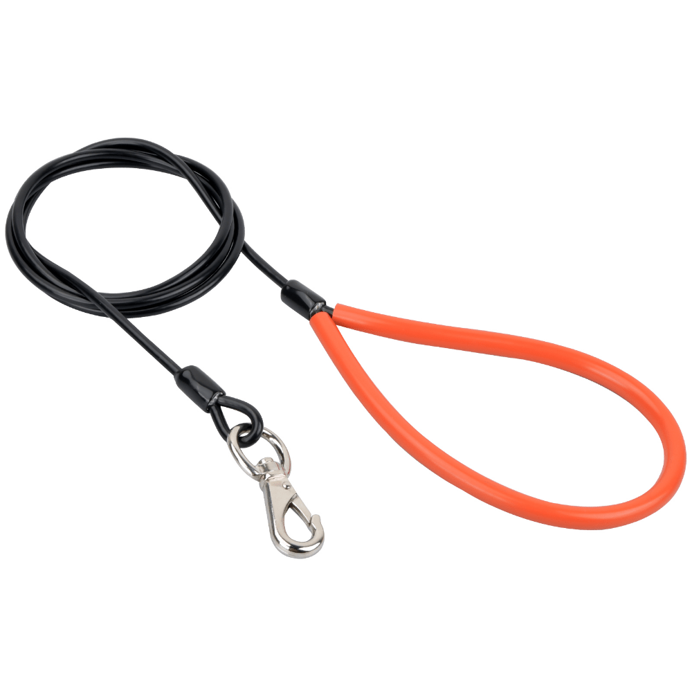 Chew Proof Dog Lead Durable Metal Rope Lead Metal Dog Training Leashes