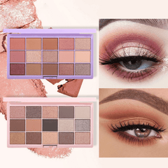 Halloween Pearly Sequin Finish Orange Brown Eyeshadow Palette