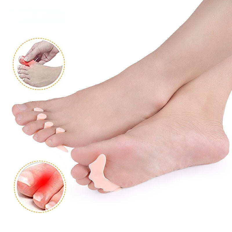 6Pcs Gel Toe Separators Toes Protectors Spacer Reduce Friction Foot Care Tool