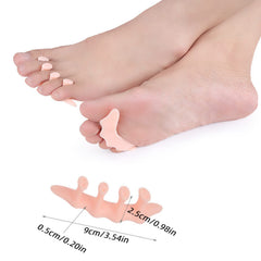 6Pcs Gel Toe Separators Toes Protectors Spacer Reduce Friction Foot Care Tool