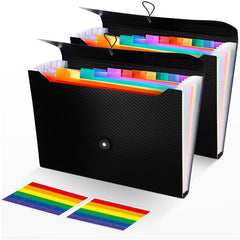 Expanding File Folder 13 Pockets A4 Accordion Organizer