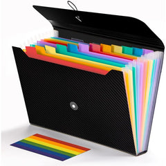 Expanding File Folder 13 Pockets A4 Accordion Organizer