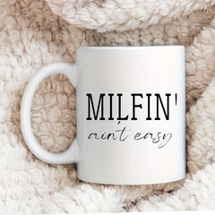 Creative 12oz Ceramic Coffee Mug for Camping, Picnic, Gym - Mother's Gift
