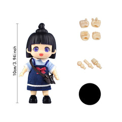 BJD Doll Movable Joint Doll w/ Head Body Clothes Shoes