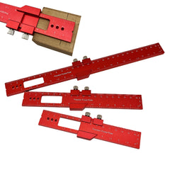 3pcs Pocket Rules Woodworking Ruler Slide Stops T Ruler 45 90 Degree Angle