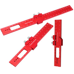 3pcs Pocket Rules Woodworking Ruler Slide Stops T Ruler 45 90 Degree Angle
