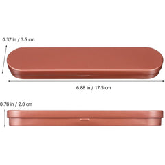 4pcs Pen Gift Boxes Metal Ballpoint Pen Case Pencil Holder Fountain Pen Box
