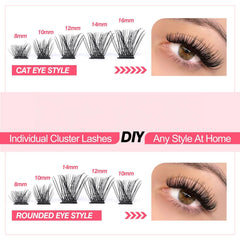 DIY Lash Extension Kit Lash Clusters 108pcs