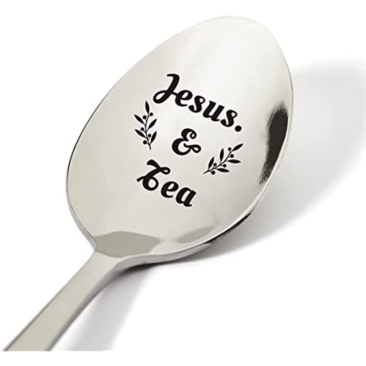 Jesus And Tea Spoon Engraved Stainless Steel Gift