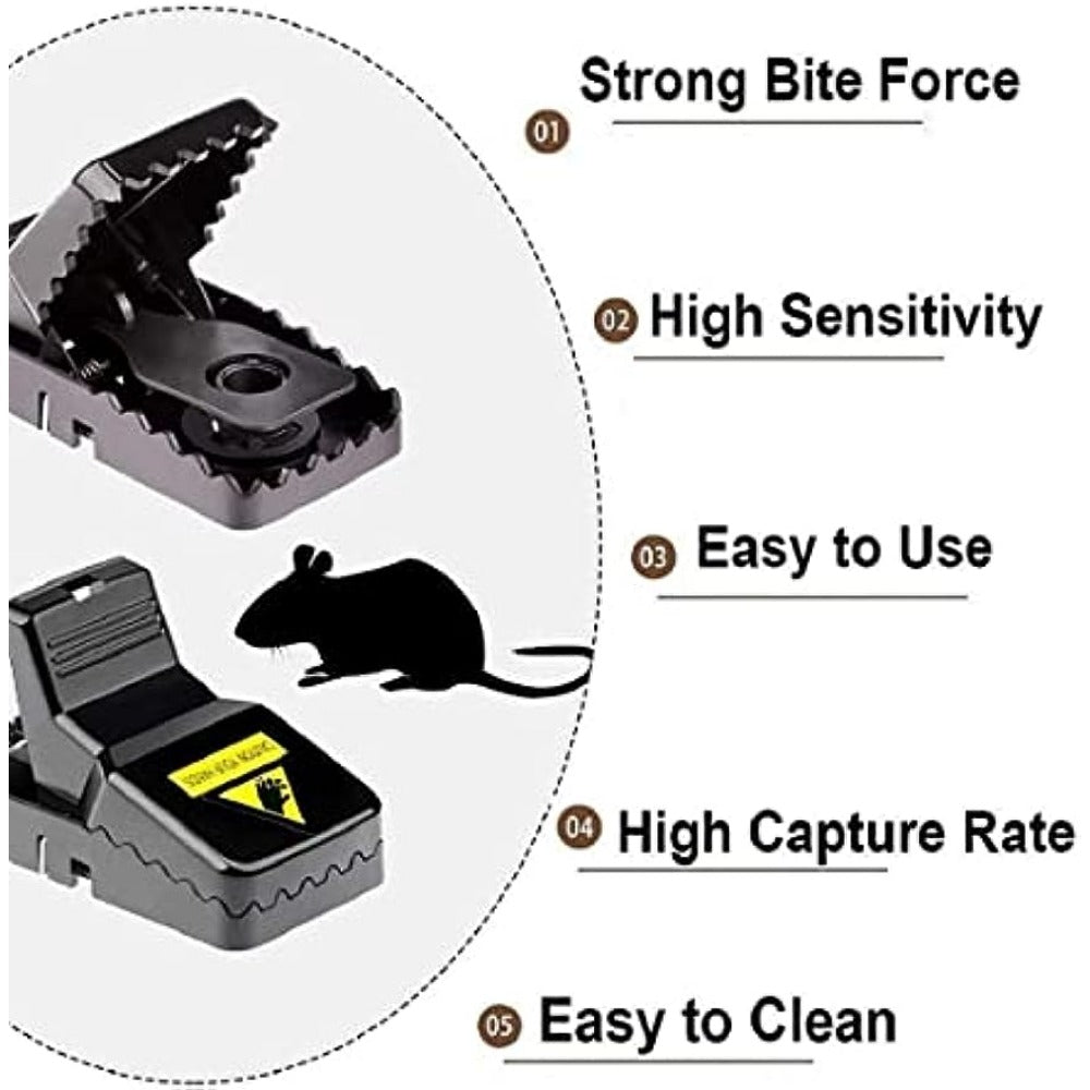 4pcs Mouse Traps Quick Effective Safe Mousetrap Catcher For Family And Pet