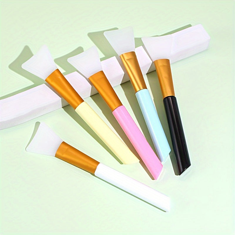 4pcs Silicone Facial Mask Brushes Elastic Facial Mask Applicators