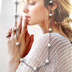 Sweet Faux Pearl Collarbone Chain Necklace Choker For Women Girls