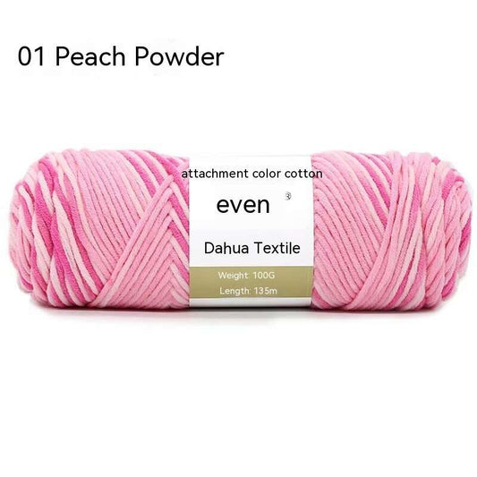 8 Strand Extra Thick Colored Cotton Scarf Thread Warm Yarn for DIY Knitting