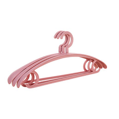 5pcs Anti Slip Clothes Hanger Storage Plastic Clothes Hanger