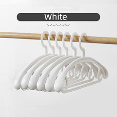 5pcs Anti Slip Clothes Hanger Storage Plastic Clothes Hanger