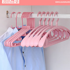 5pcs Anti Slip Clothes Hanger Storage Plastic Clothes Hanger