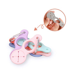2pcs Silicone Sports Kettle Hanging Buckle Carabiner Holder