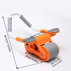 Ab Roller Wheel Automatic Rebound Elbow Support