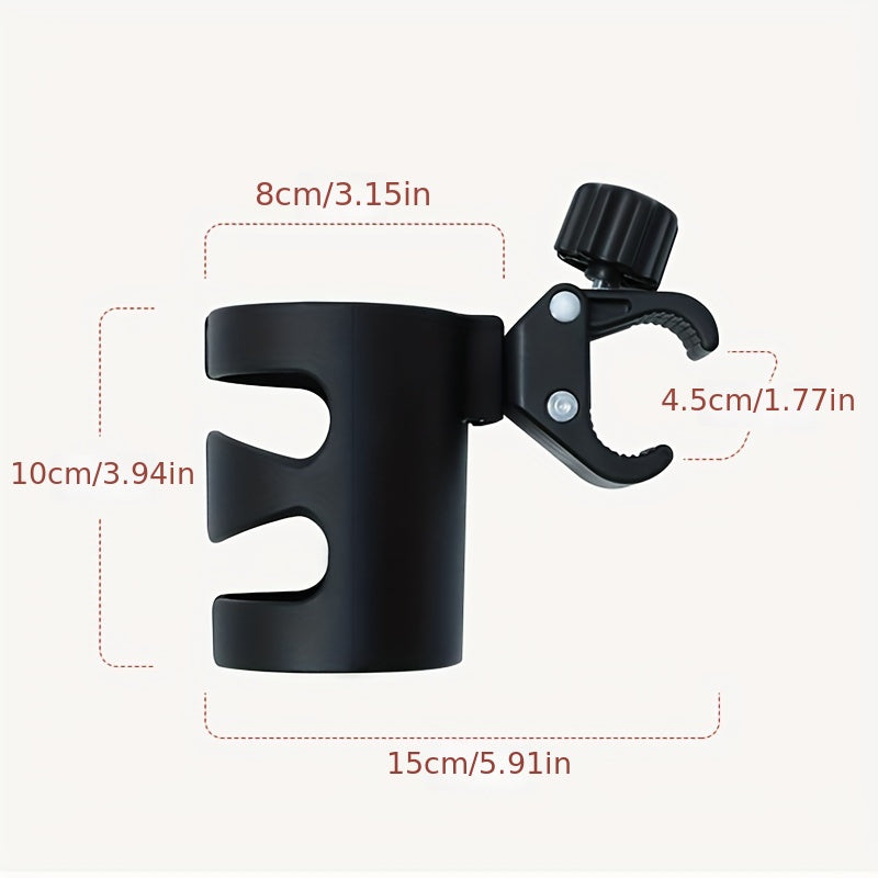 Universal Rotatable Drink Bottle Rack For Baby Stroller and Bicycle Pushchair