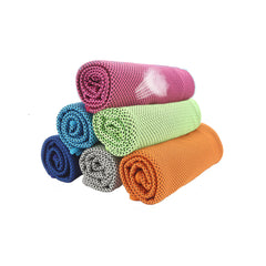 5pcs Microfiber Cooling Towel Quick Drying Summer Sports Towel