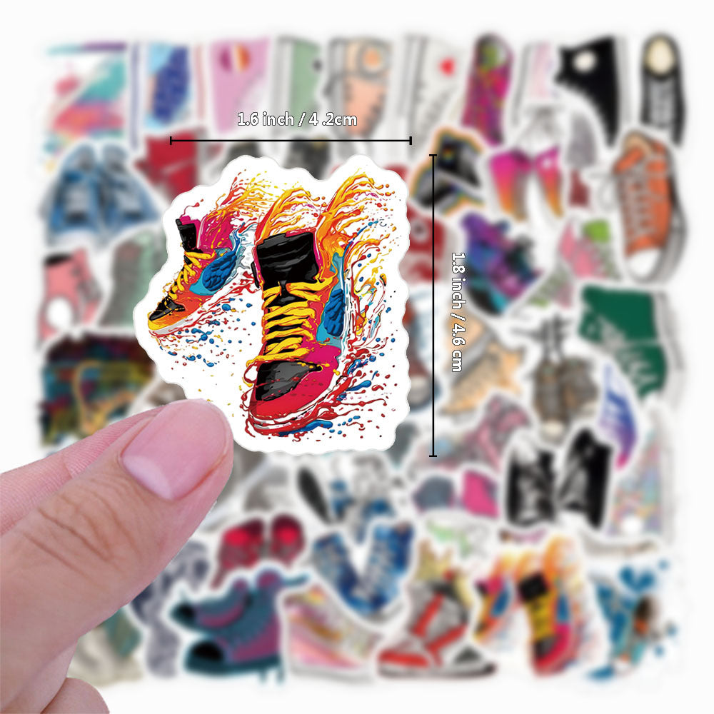 71pcs Shoes Art Love Doodle Aesthetics Funny Cartoon Stickers
