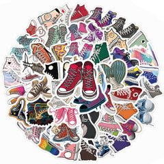 71pcs Shoes Art Love Doodle Aesthetics Funny Cartoon Stickers