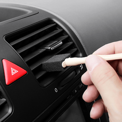 2pcs Car AC Vent Sponge Brush for Grille Cleaning, Interior Accessories