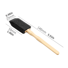 2pcs Car AC Vent Sponge Brush for Grille Cleaning, Interior Accessories