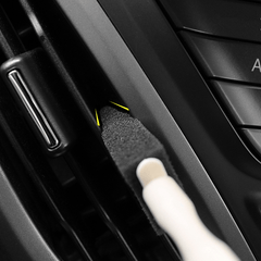 2pcs Car AC Vent Sponge Brush for Grille Cleaning, Interior Accessories