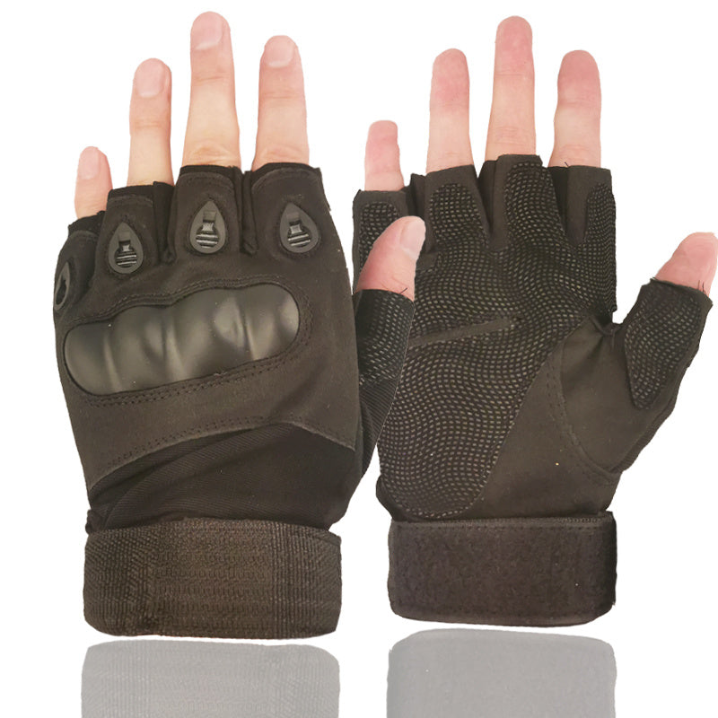 Men's Half Finger Tactical Gloves for Outdoor Activities