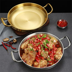 Ramen Pot Egg Frying Pan Grill Pan Cooking Pot Binaural Heating