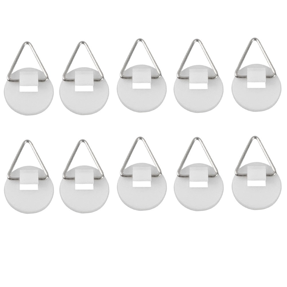 10pcs Adhesive Plate Hanger Vertical Dish Holder for Wall Hook