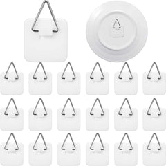10pcs Adhesive Plate Hanger Vertical Dish Holder for Wall Hook