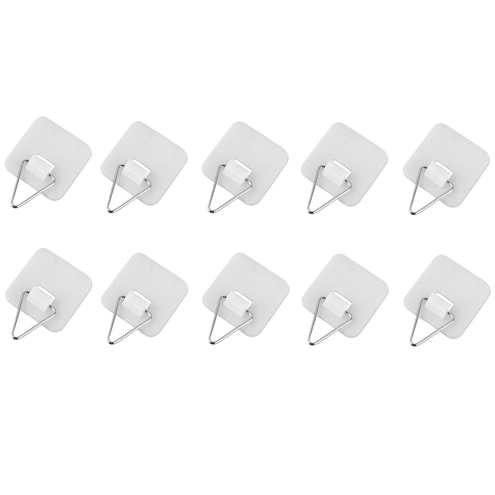 10pcs Adhesive Plate Hanger Vertical Dish Holder for Wall Hook