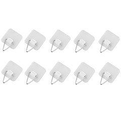 10pcs Adhesive Plate Hanger Vertical Dish Holder for Wall Hook