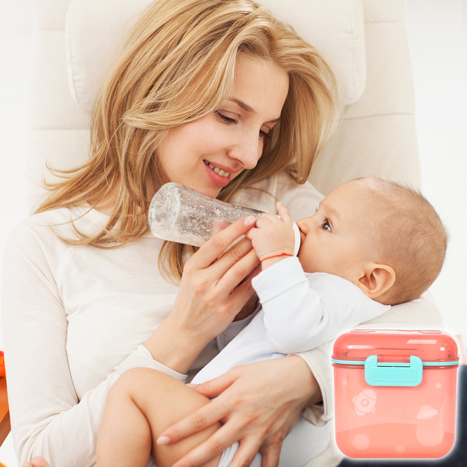 Portable Formula Dispenser Travel Milk Powder Container