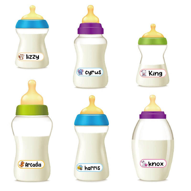 School Season Name Stickers Index Labels Waterproof Name Sti