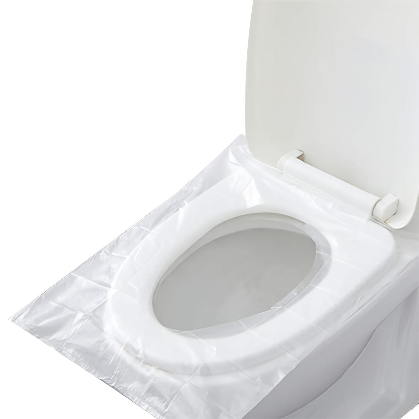 Portable Toilet Cover 50-Pack Waterproof Travel Mat With Cushion Paper