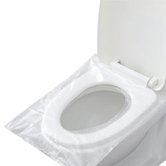 Portable Toilet Cover 50-Pack Waterproof Travel Mat With Cushion Paper