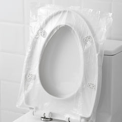 Portable Toilet Cover 50-Pack Waterproof Travel Mat With Cushion Paper