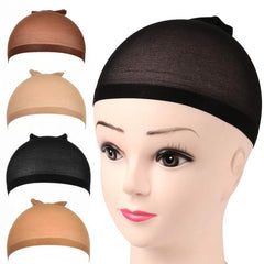 2Pcs Nylon Wig Lining Mesh Hat for Role Playing, Halloween, Christmas