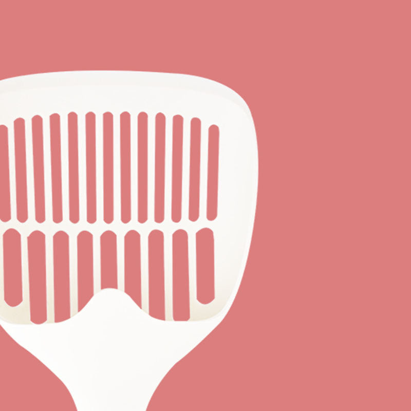 Durable Cat Litter Scoop with Non-Slip Handle for Pet Cleaning