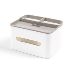 Multifunctional Tissue Box Organize Desktop with Remote Control Paper Storage