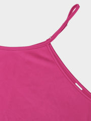 Sexy Nightdress Women's Plus Floral & Slogan Print Round Neck