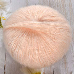 Mohair Silk Wool Yarn Soft Crochet Yarns DIY Crocheting Knitting Sweater Scarf
