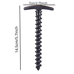 10pcs Camping Pegs Screw Stakes for Hiking Tent